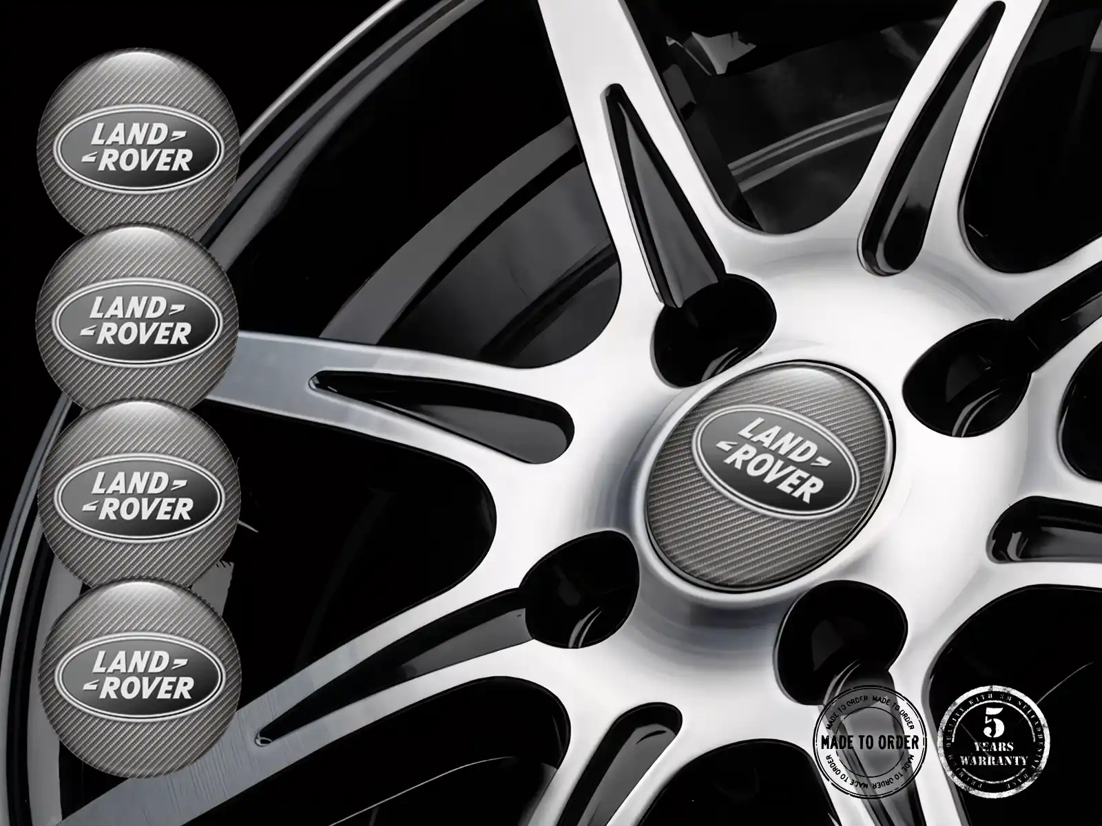 Land Rover Pegatinas de Silicona Edición Etiquetas Estilo de Silicona